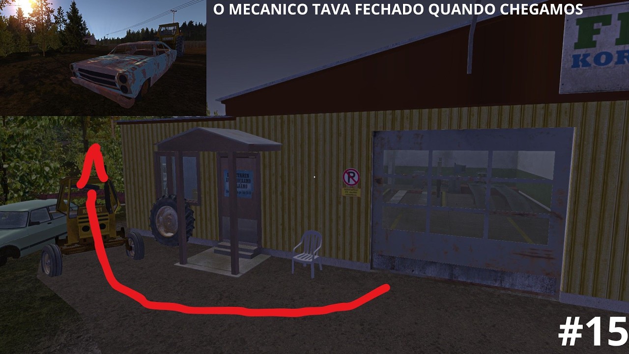 My Summer Car #15 PEGANDO A PRIMEIRA CARCAÇA PRA LEVAR NO MECANICO PRA VENDER