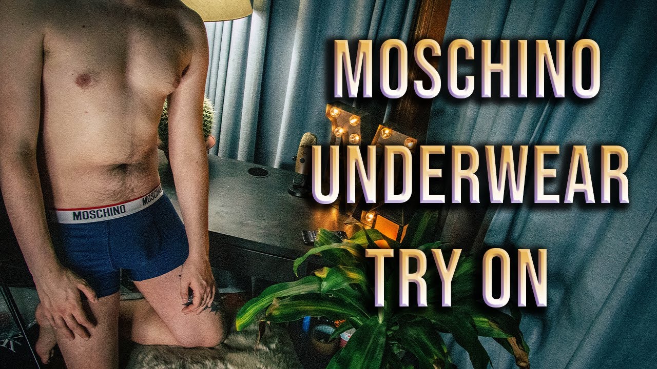 Moschino Mens Underwear Try On Review Haul ( Revisited ) 