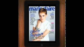Marie Claire iPad Movable Cover Starring Emma Watson screenshot 3
