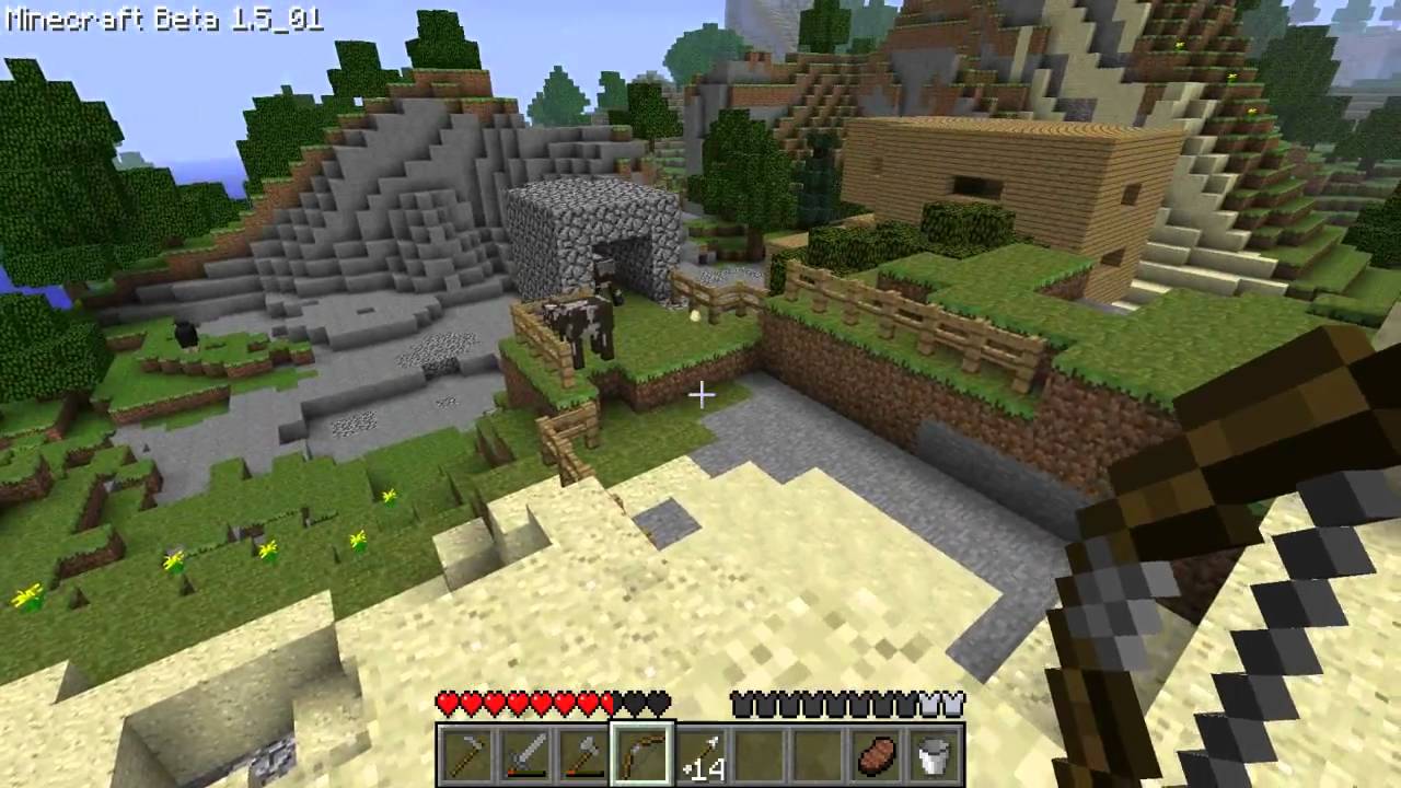 Minecraft Tutorial How to be MLG Pro at Minecraft (Bow and Arrow