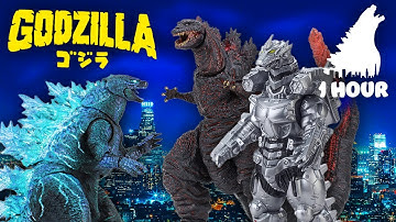 NEW Godzilla Toy COMPILATION - 1 HOUR | Shin Godzilla, MechaGodzilla, Godzilla King of Monsters Toys