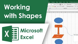 Excel Tutorial - 013 - Working with Shapes