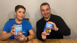 What the fake make: Episode 38 Chocolate Pop tarts vs Aldi Chocolate Top Twists