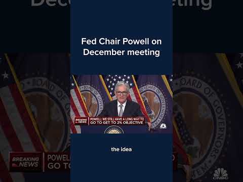 Fed chair powell on december meeting #shorts