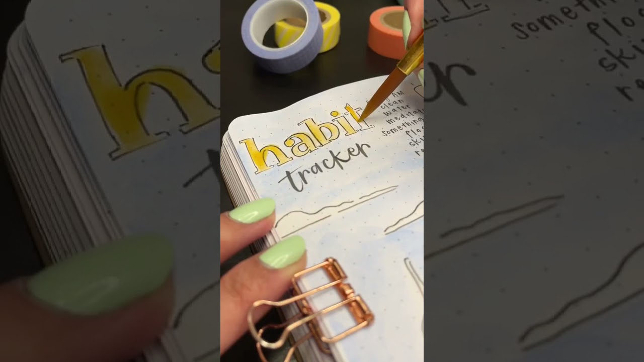 the cutest tracker spread! 🦆 