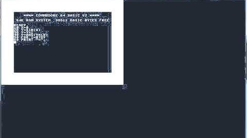 Commodore 64 Emulation now with pseudo Text Mode