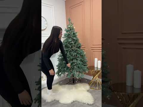 Гірлянда Кінський хвіст 2м 10 ниток 200 LED новорічна на ялинку Lugi, світлодіодний пучок роса діодна прикраса, видео 1