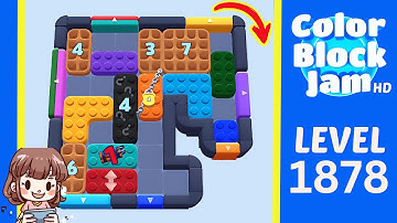 Color Block Jam Level 952 (1878) Solution Walkthrough