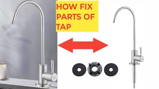 How Fix Ro Under Sink Tap Faucet In Kitchen To Ro Water Filter Pipe Get Pure Water .