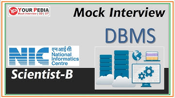 NIC Scientist B Interview Preparation | CSE | DBMS | Mock Interview for NIC | NIC Interview Guidance