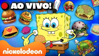 🔴 AO VIVO: Maratona do Hambúrguer de Siri 24/7! 🍔 Transmissão Ao Vivo de Bob Esponja