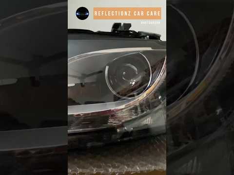 Audi A5 Headlight Restoration ||refurbished headlights || Looks brand new #viral #trending #audia5