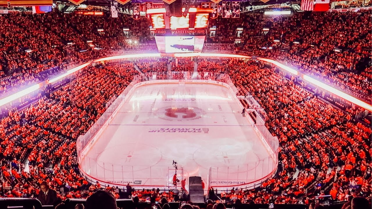 Our First Hockey Game in Canada - CALGARY FLAMES