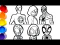  how to draw to  spiderman across the spiderverse spider  miles moralesgwen stacy