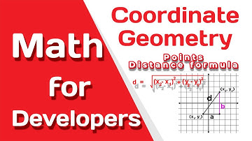 Distance formula between two points in coordinate geometry Math for developers