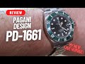 WATCH REVIEW: PAGANI DESIGN PD-1661 'KERMIT' SUB AUTO 40MM HOMAGE WATCH!