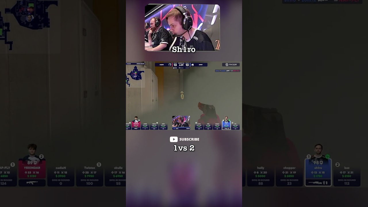 Sh1ro hace tremendo 1 vs 2 contra Yekindar