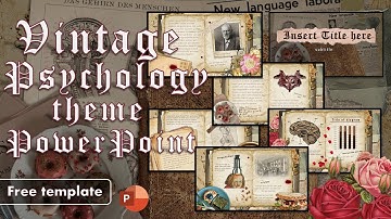 AESTHETIC VINTAGE PSYCHOLOGY THEMED POWERPOINT TEMPLATE✨ || PPT #2 || FREE TEMPLATE || 2022
