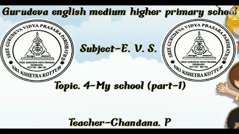 1st Standard EVS 4th Lesson Part 1 Sem 1 2021 22