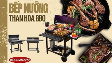 BẾP NƯỚNG THAN HOA NGOÀI TRỜI - BẾP NƯỚNG BBQ DÃ NGOẠI