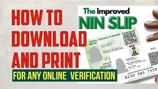 HOW TO DOWNLOAD YOUR DIGITAL NIN ID CARD for Account Verification screenshot 5