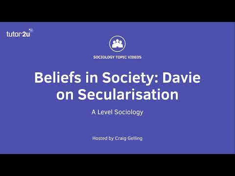 Davie on Secularisation | Beliefs in Society | A-Level Sociology