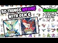 50 Things WRONG With Pokemon X and Y (Generation 6)
