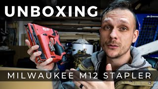 Milwaukee M12 Stapler Unboxing by Mike Krzesowiak 305 views 3 years ago 3 minutes, 12 seconds