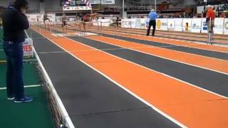 Boys' 60 meter hurdles qualifying heats 1-3