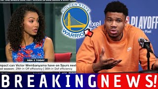 BOMBA! ANTETOKOUNMPO ANNOUNCED ON WARRIORS! SHOCKED THE NBA! STEVE KERR CONFIRMED! WARRIORS NEWS!