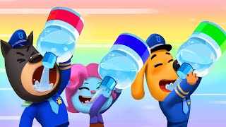 Antini Cegukan Tidak Berhenti | Kebiasaan Baik | Animasi Lucu | Kartun Anak | Kepala Polisi Labrador