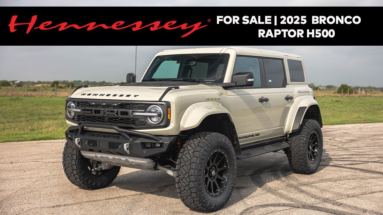 SOLD | 2025 Ford Bronco Raptor | Hennessey Velociraptor 500 | Desert ...
