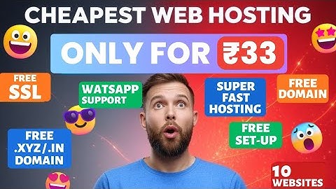 🤫₹33 Cheap hosting with xyz domain 🥳 | Unlimited benefits for WordPress 🤩 | Smm Hosting Website 👨‍💻