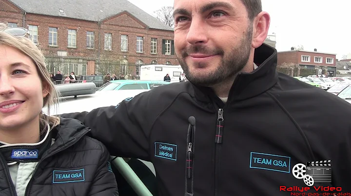 Loic Hermant et Pauline Carbone  au Rallye de Verv...