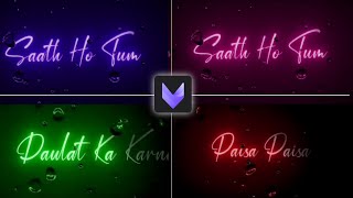 Vivacut Glow Lyrics Status Editing | How To Make Lyrics Video In Vivacut App | Vivacut Tutorial screenshot 5