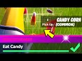 Eat Candy LOCATIONS - Fortnite Halloween Challenges Fortnitemares 2020