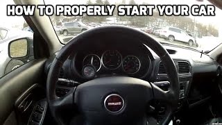 How to Properly Start Your Car (in the winter)