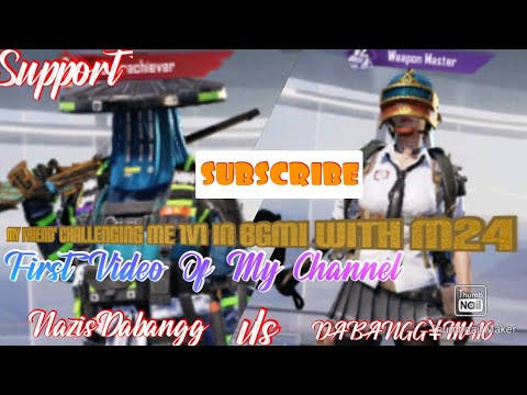My Friend Challenge me in BGMI TDM match 1v1 With M24 My first Gameplay ...