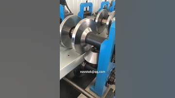 Pre-Punch Pre-Cut Z Purlin Roll Forming Machine #rollformingmachine