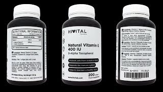 Vitamina E Naturale 400 IU (D-Alfa Tocoferolo) IT