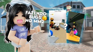 TESTANDO BUGS NO MM2, SÃO REAIS (Murder Mystery 2) Roblox