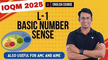 L-1 Basic Number Sense | LIVE IOQM English Course | Prashant Jain #ioqm #ioqm2025