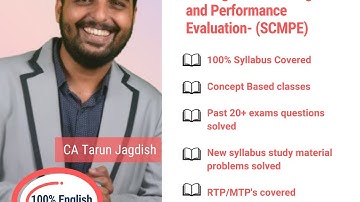 Introduction to SCMPE- CA Final May 2021 and Nov 2021 onwards- CA Tarun Jagdish