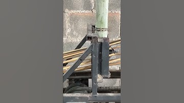 A tool that makes splitting bamboo easier. #shorts