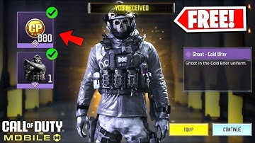 NIEUWE GRATIS GHOST-skin & 880 CP-code in COD Mobile! (Limited Edition)