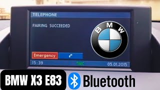 BMW X3 E83 Bluetooth connection; Bluetooth Code On A X3 Locate