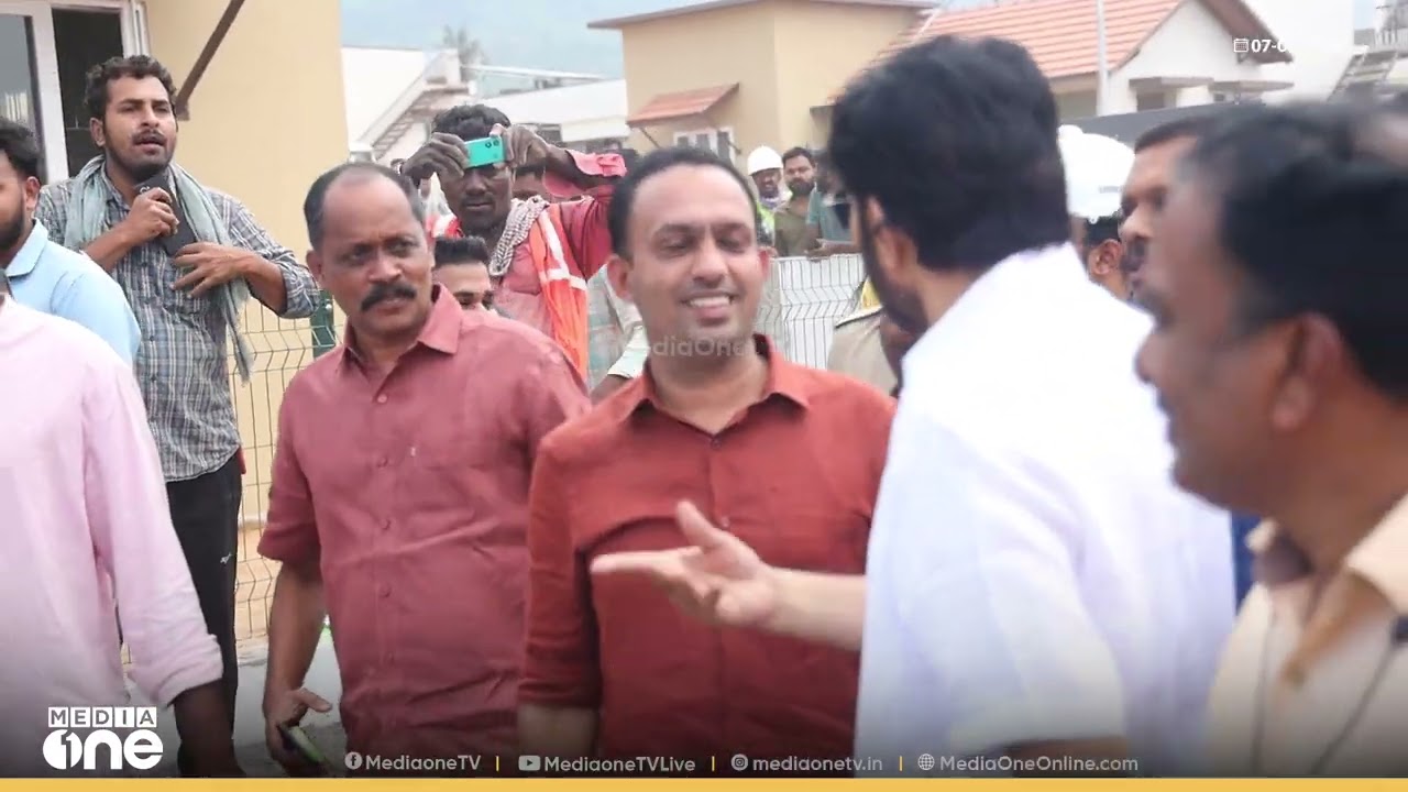 വയനാട് സർക്കാർ ടൗൺഷിപ്പ് സന്ദർശിച്ച് മമ്മൂട്ടി