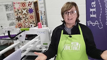 Unboxing and setting up the Groovy Board Stylus on the Handi Quilter Moxie 15"Longarm Machine