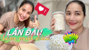 Cát Tường lần đầu Làm Mứt Dừa | Diễn Viên Nguyễn Trí Cát Tường