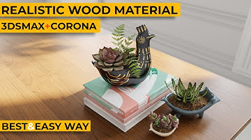 ગુજરાતીમાં Realistic Wood Material/Best & Easy Way/3dsMax+Corona/Реалистичные материалы из дерева